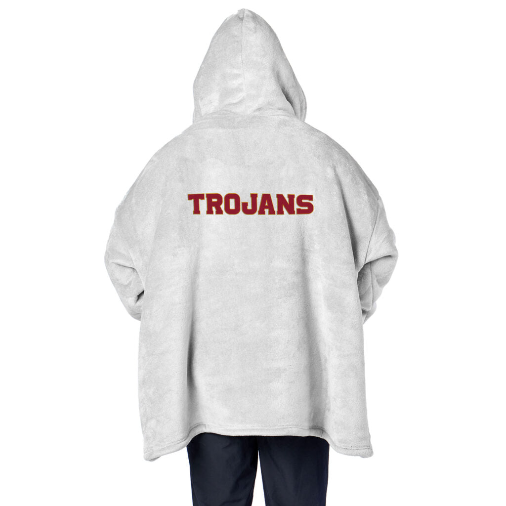 USC Trojans NCAA Heather Grey Hoodler Pullover
