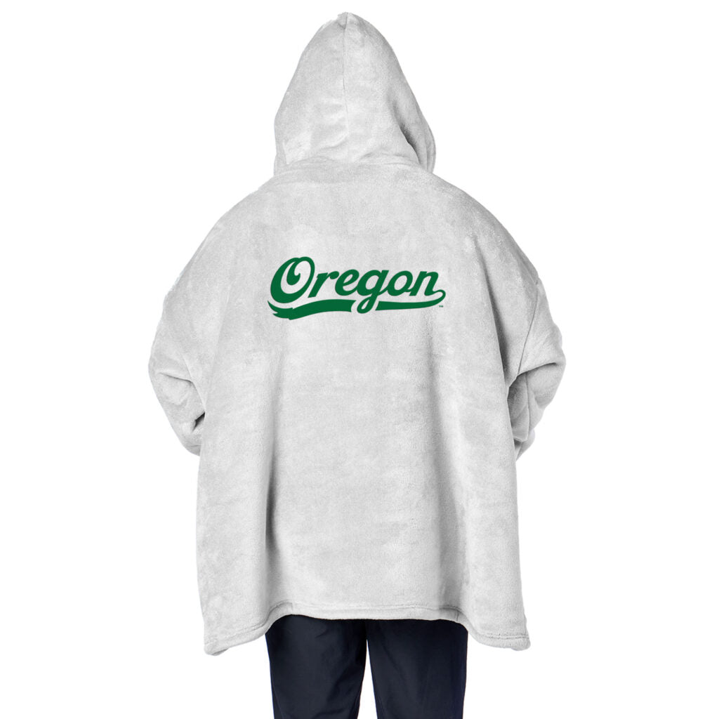 Oregon Ducks NCAA Heather Grey Hoodler Pullover