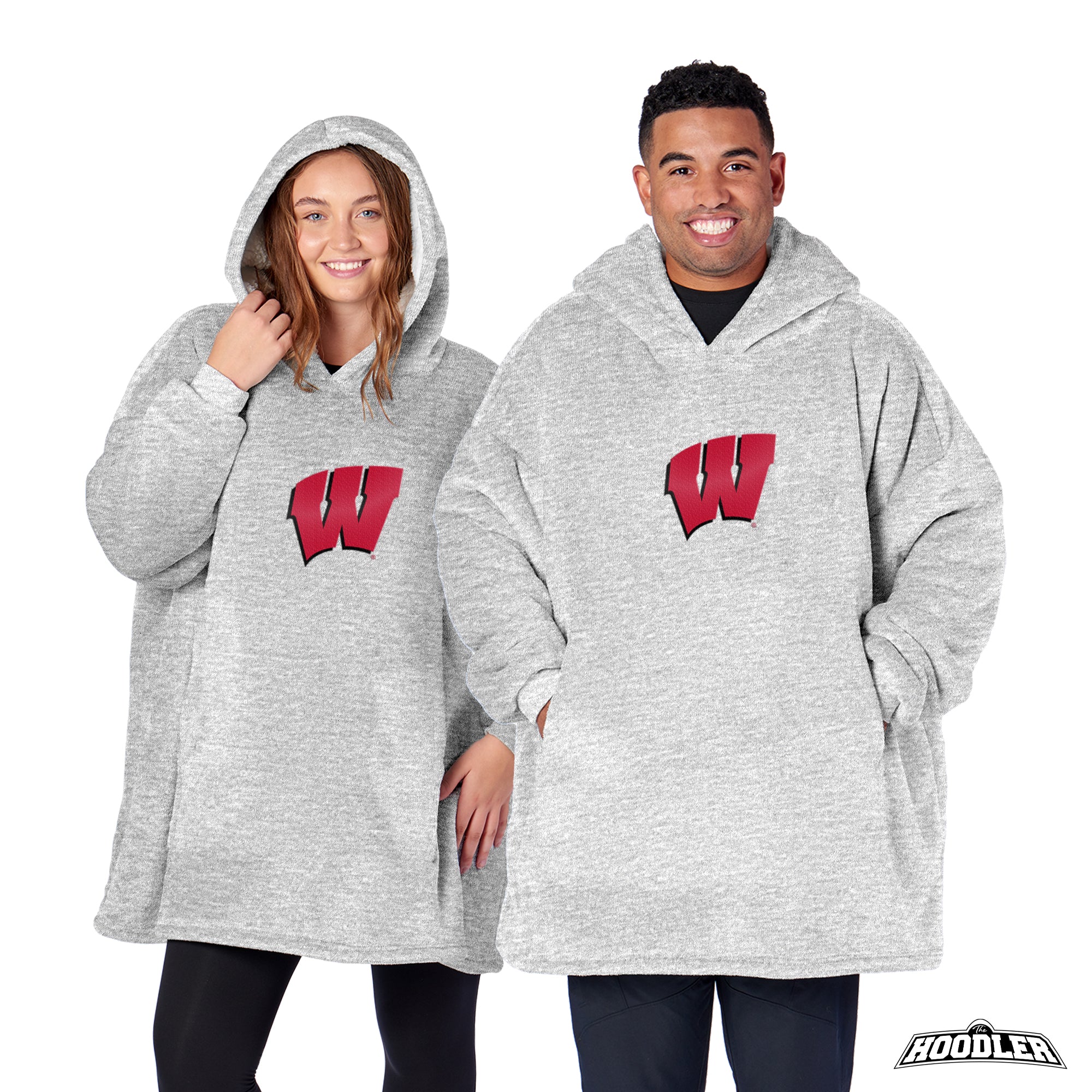 Wisconsin Badgers NCAA Logo Hoodler