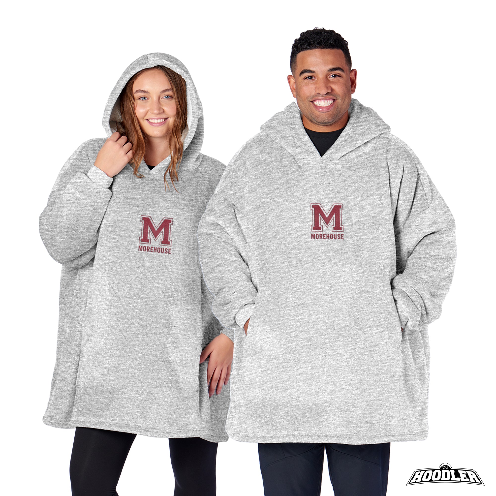 Morehouse Maroons Tigers NCAA Logo Hoodler