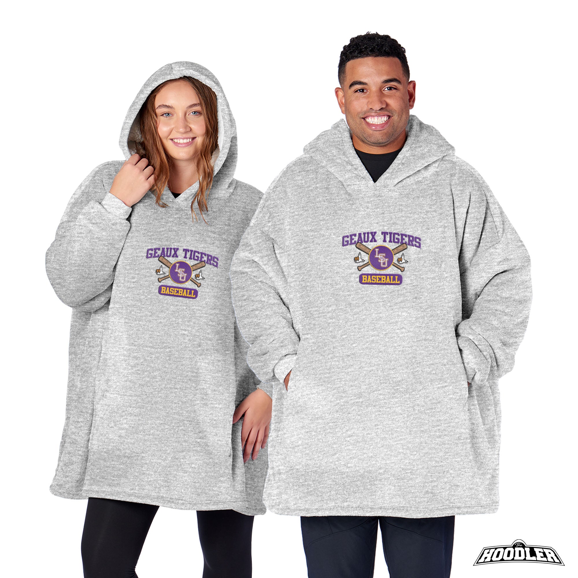 NCAA LSU Tigers Baseball Hoodler 32x28.5 inches