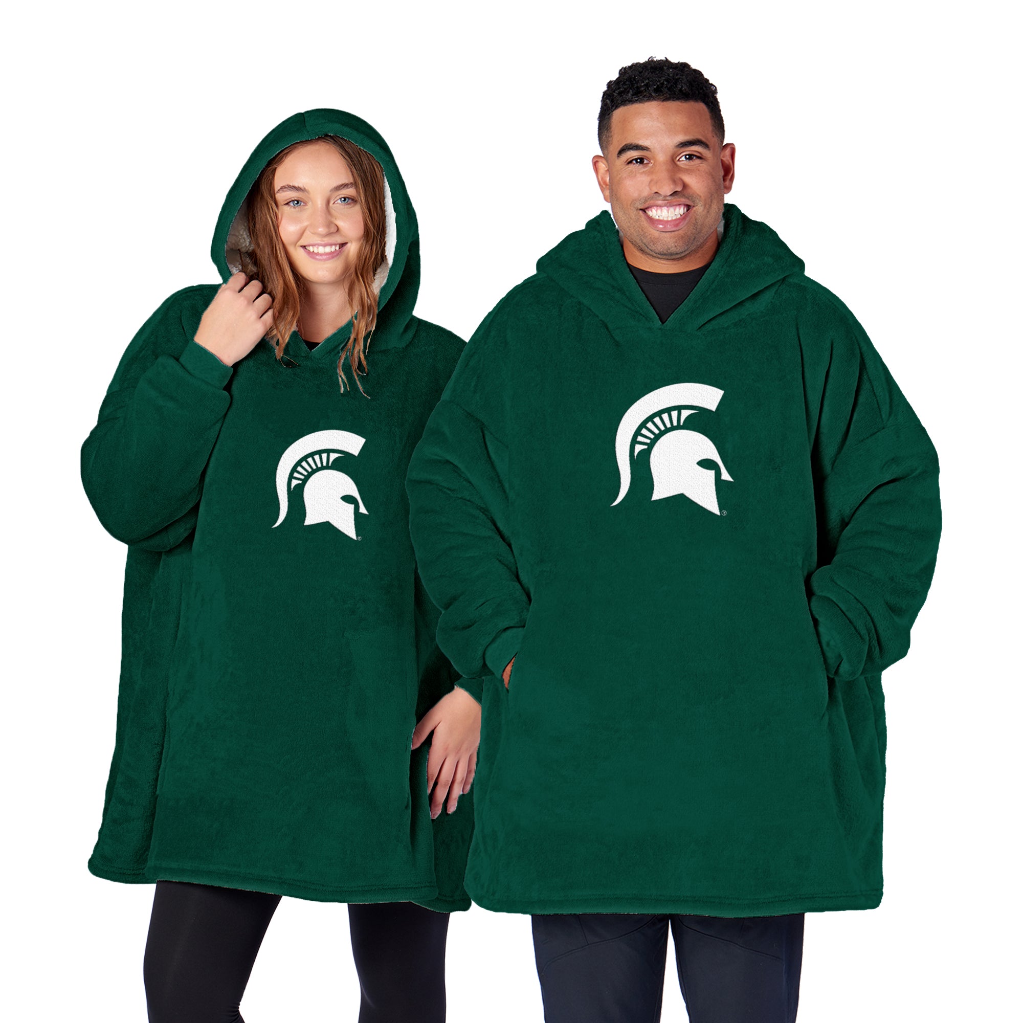 Michigan State Spartans Silk Touch Hoodler Dark Green