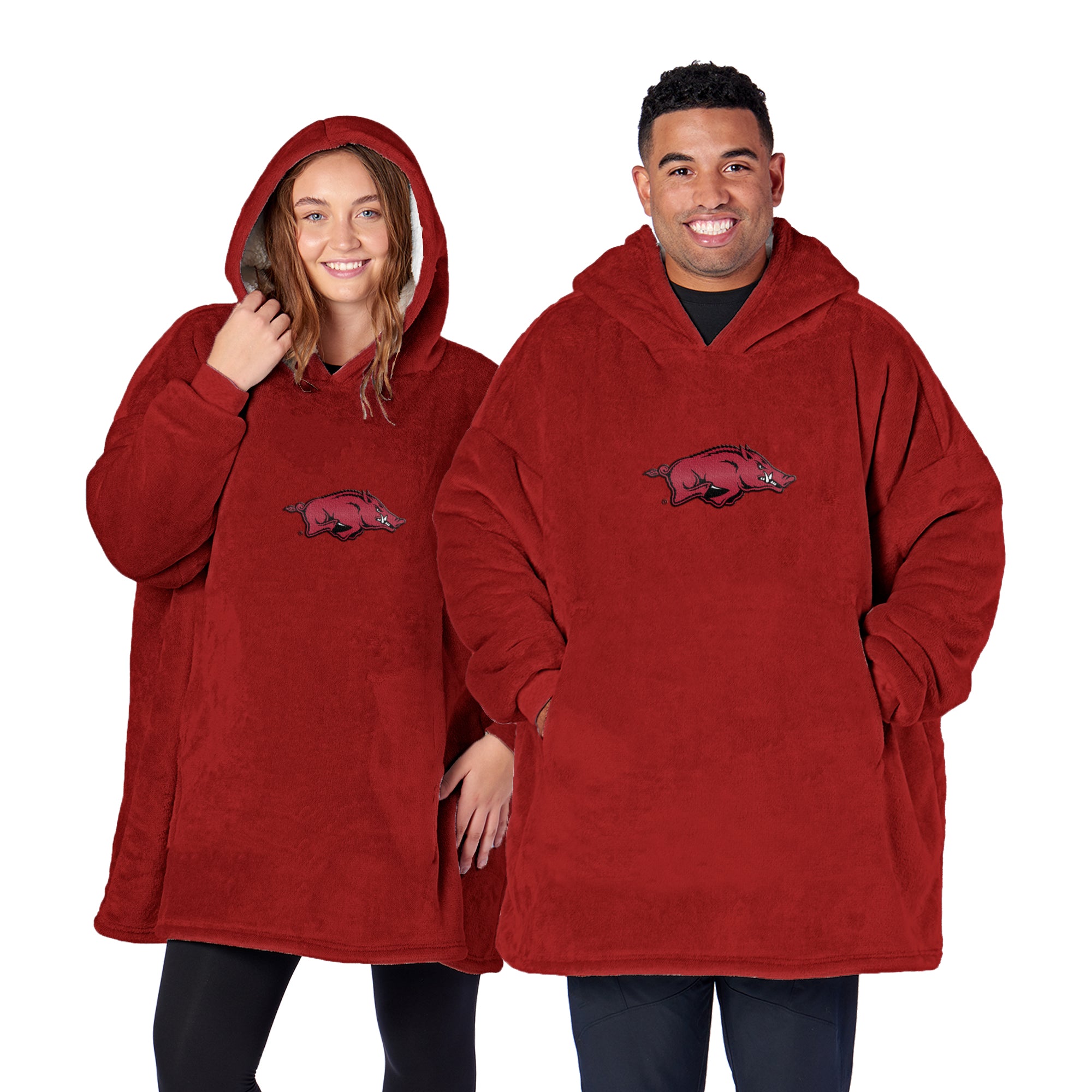 Arkansas Razorbacks Silk Touch Hoodler Crimson