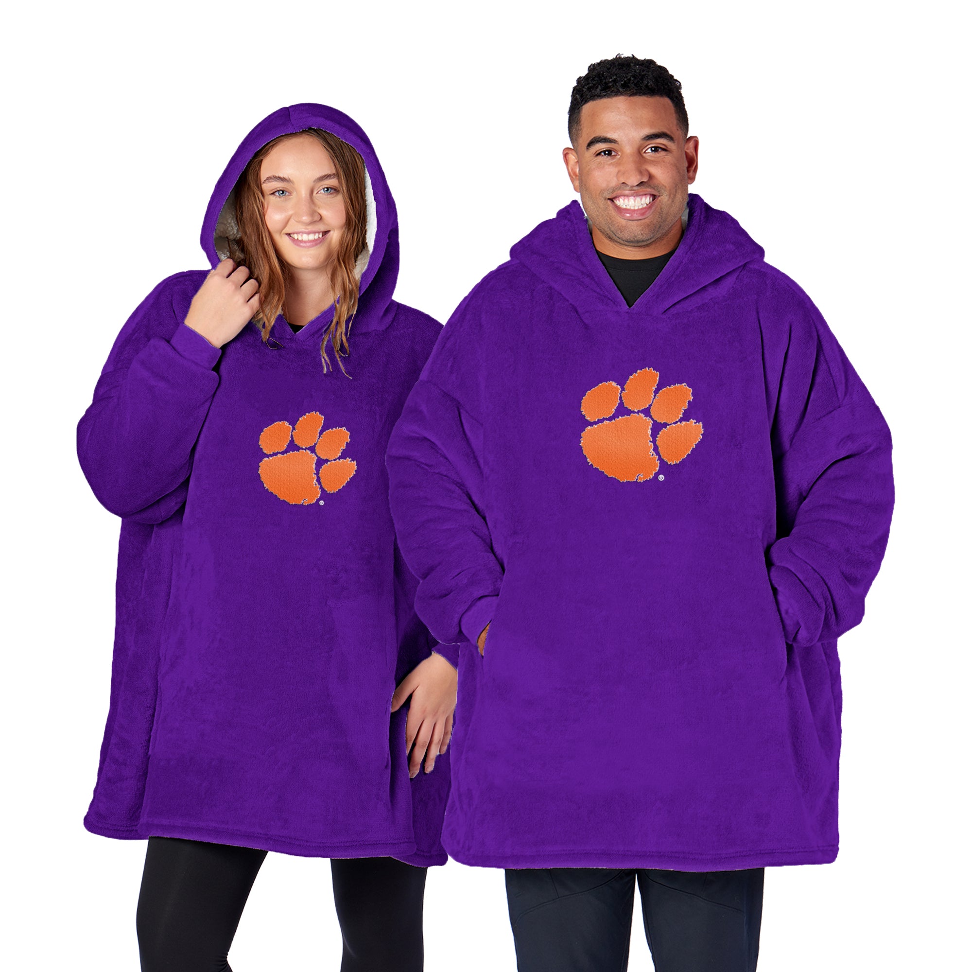Clemson Tigers Silk Touch Hoodler Purple