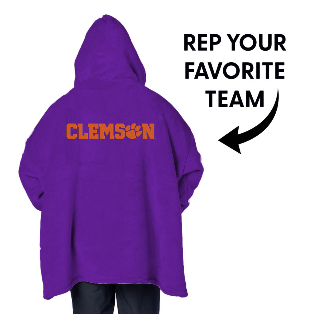 Clemson Tigers Silk Touch Hoodler Purple