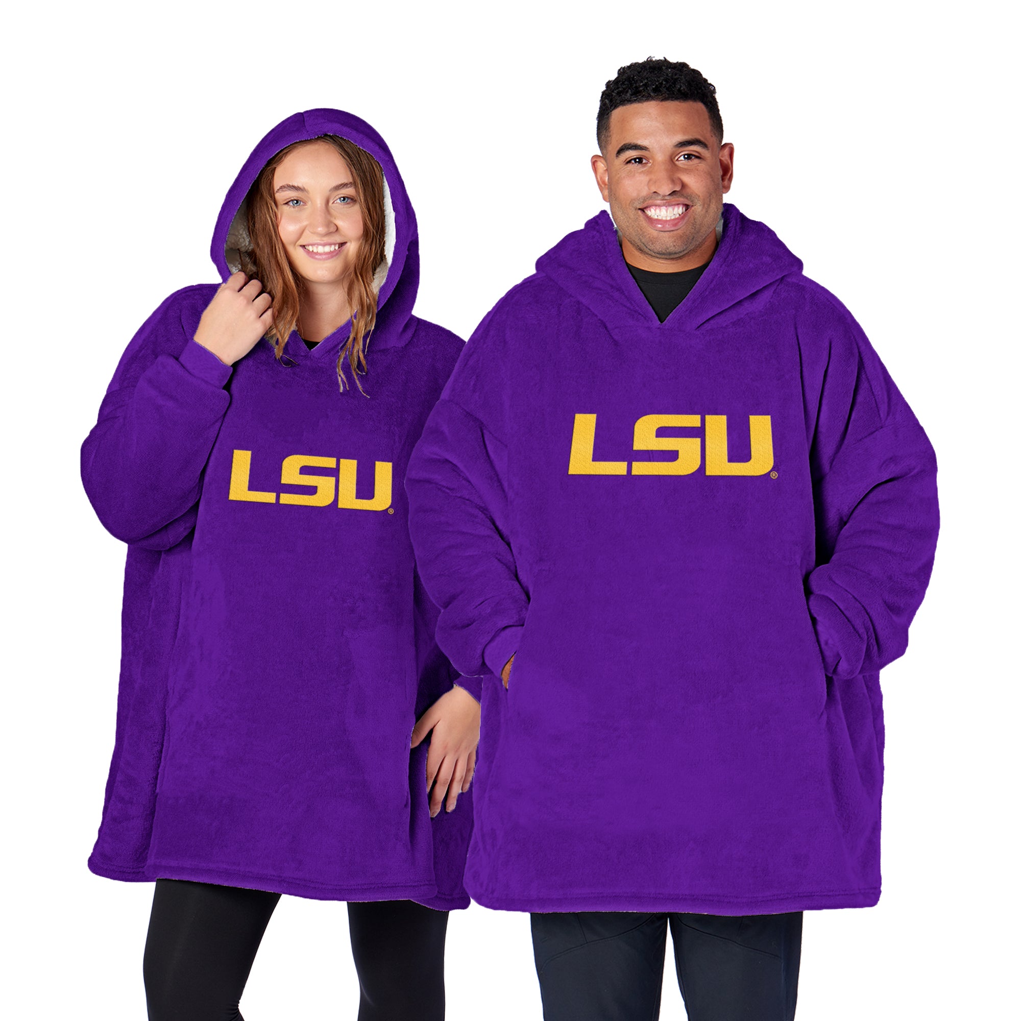 LSU Tigers Silk Touch Hoodler Purple