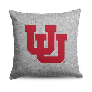 Utah Utes NCAA Logo Sweatshirt Pillow 16 Inches