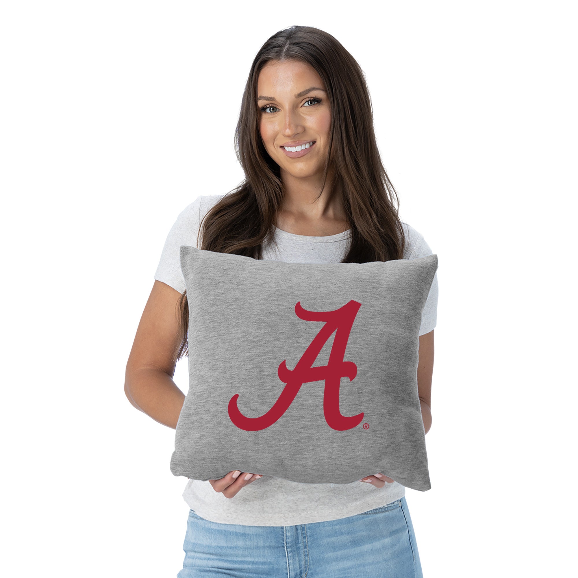 Alabama Crimson Tide NCAA Logo Sweatshirt Pillow 16 Inches