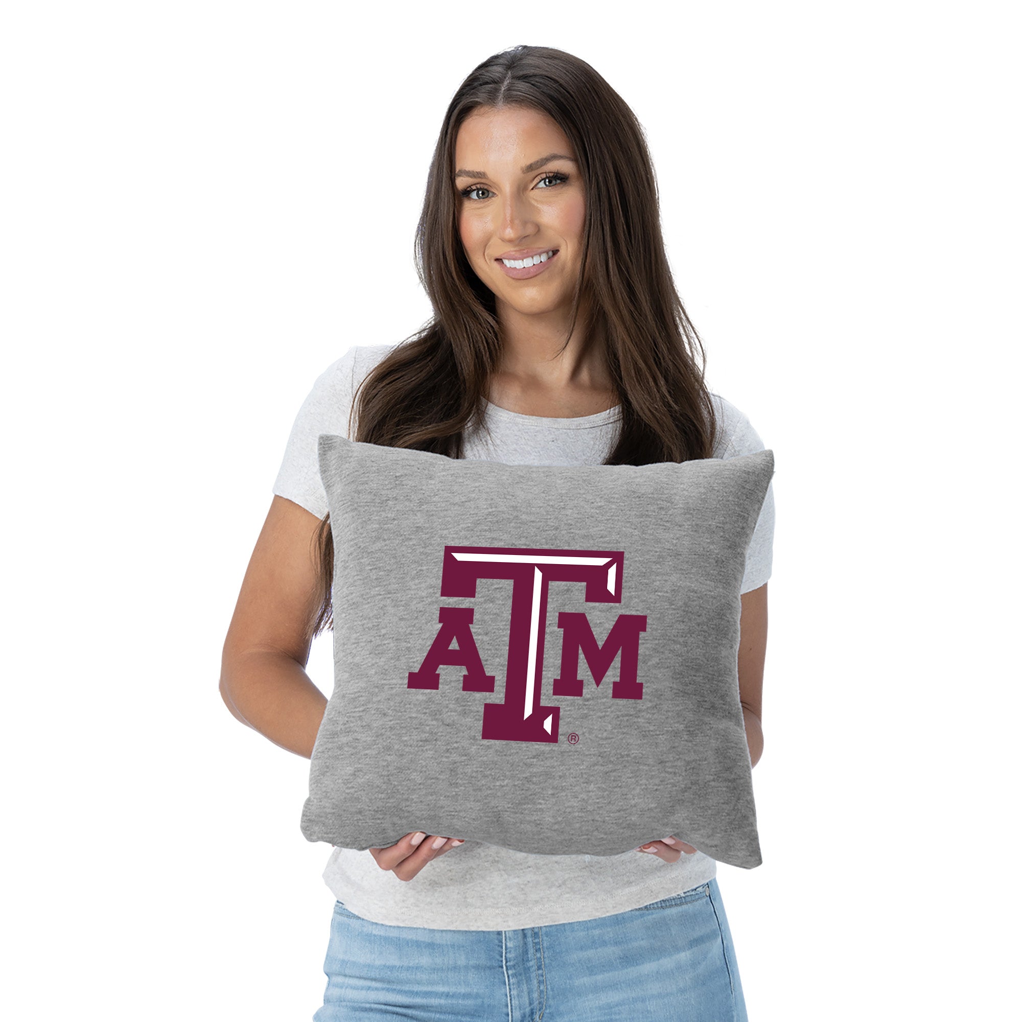 Texas A&M Aggies NCAA Logo Sweatshirt Pillow 16 Inches