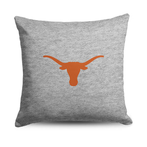 Texas Longhorns NCAA Logo Sweatshirt Pillow 16 Inches