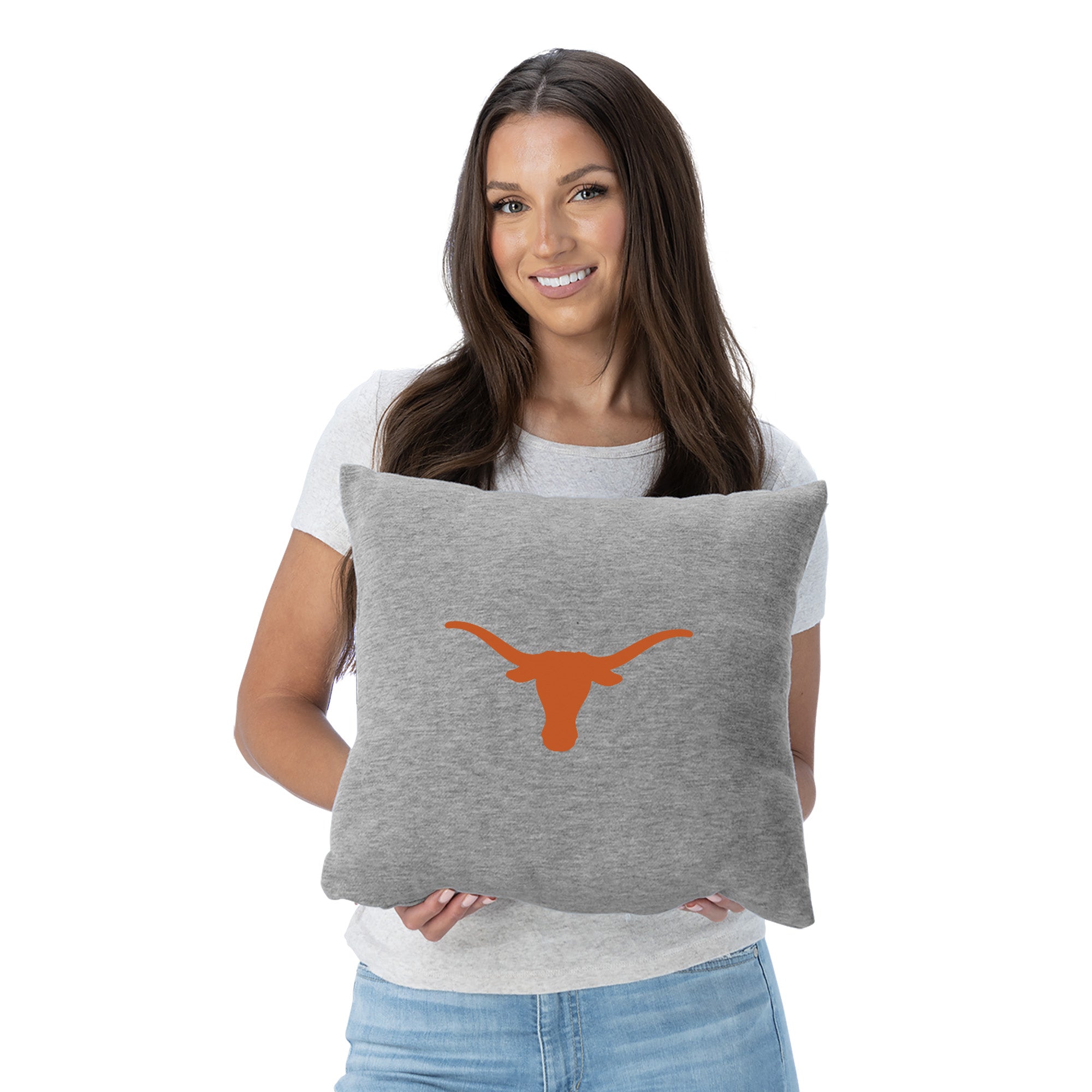 Texas Longhorns NCAA Logo Sweatshirt Pillow 16 Inches