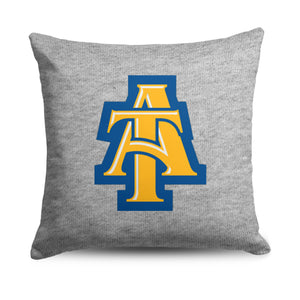 North Carolina A&T Aggies NCAA Logo Sweatshirt Pillow 16 Inches