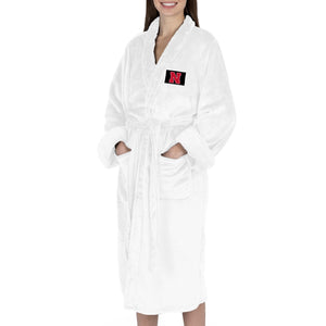 Nebraska Cornhuskers NCAA White Out Silk Touch Robe Small/Medium