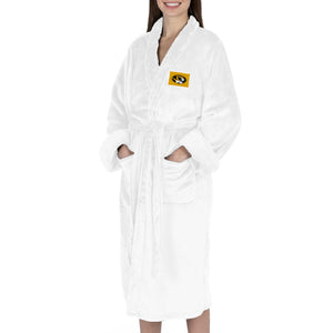 Missouri Tigers NCAA White Out Silk Touch Robe Small/Medium