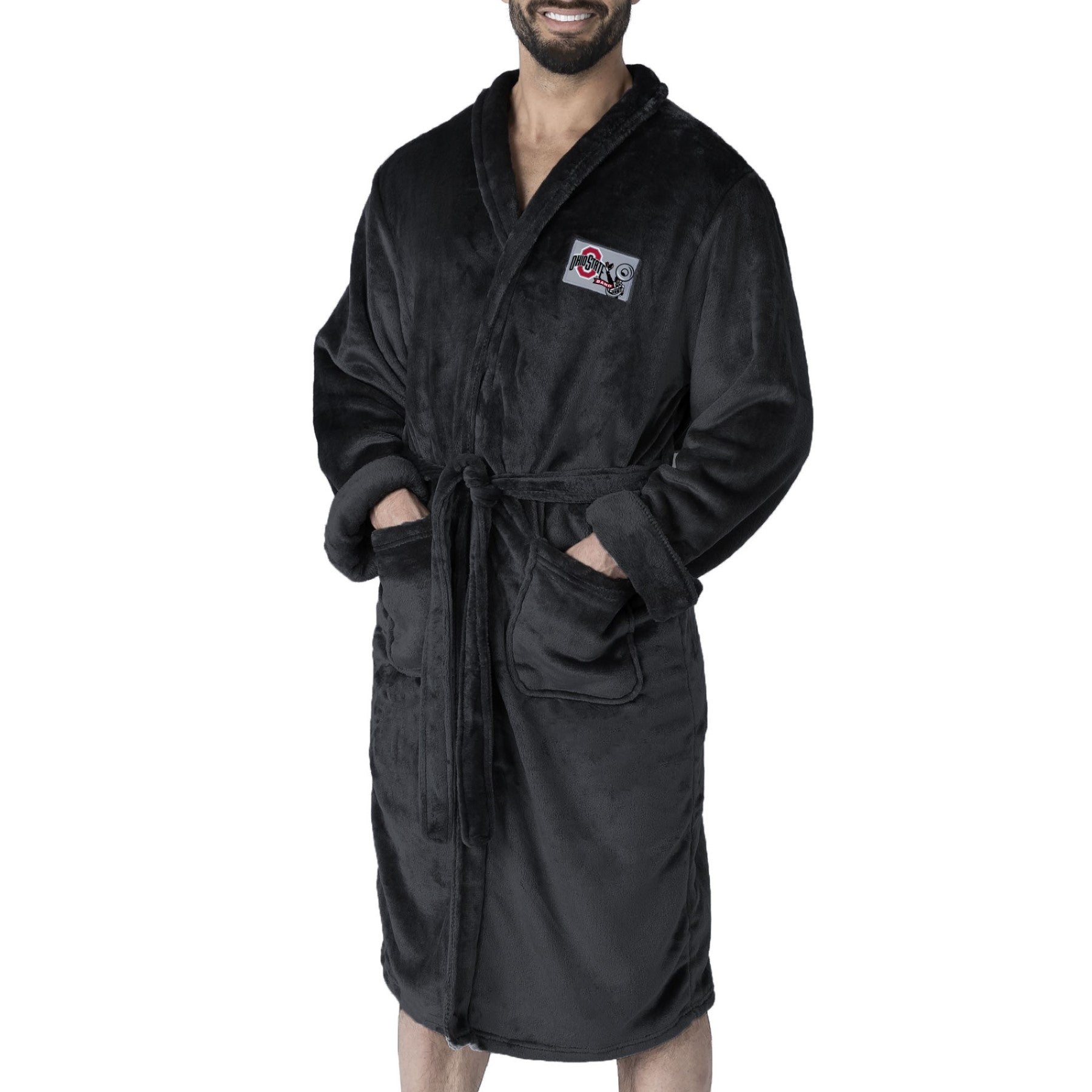 Ohio State Robe Ohio State Buckeyes NCAA Black L/XL Silk Touch Robe