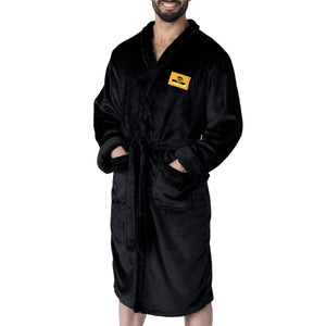 Iowa Hawkeyes #1 Dad Silk Touch Robe L/XL Black