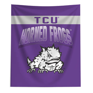 TCU Horned Frogs NCAA Bevel Printed Wall Hanging 50x60 inches