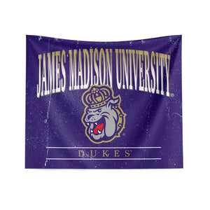 James Madison Dukes NCAA Textured Printed Wall Hanging 34x40 inches