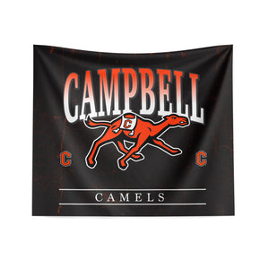 Campbell Fighting Camels Wall Hanging 34x40 Inches