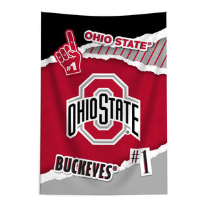 NCAA Ohio State Buckeyes Scrapbook Wall Hanging 24x36 inches