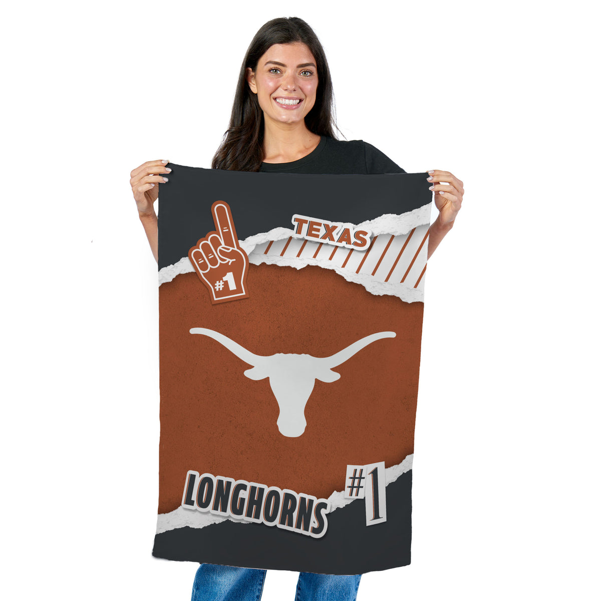 NCAA Texas Longhorns Scrapbook Wall Hanging 24x36 inches