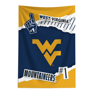 NCAA West Virginia Mountaineers Scrapbook Wall Hanging 24x36 inches