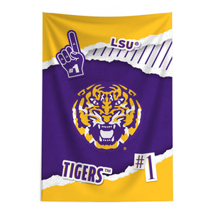 NCAA LSU Tigers Scrapbook Wall Hanging 24x36 inches