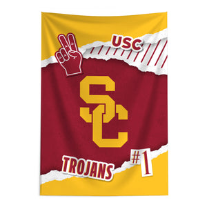 NCAA USC Trojans Scrapbook Wall Hanging 24x36 inches
