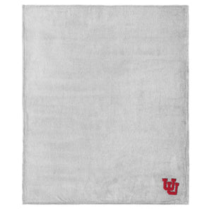 Utah Utes NCAA Logo Sweatshirt Throw Blanket 50x60 Inches