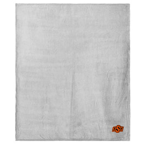 Oklahoma State Cowboys State NCAA Logo Sweatshirt Throw Blanket 50x60 Inches