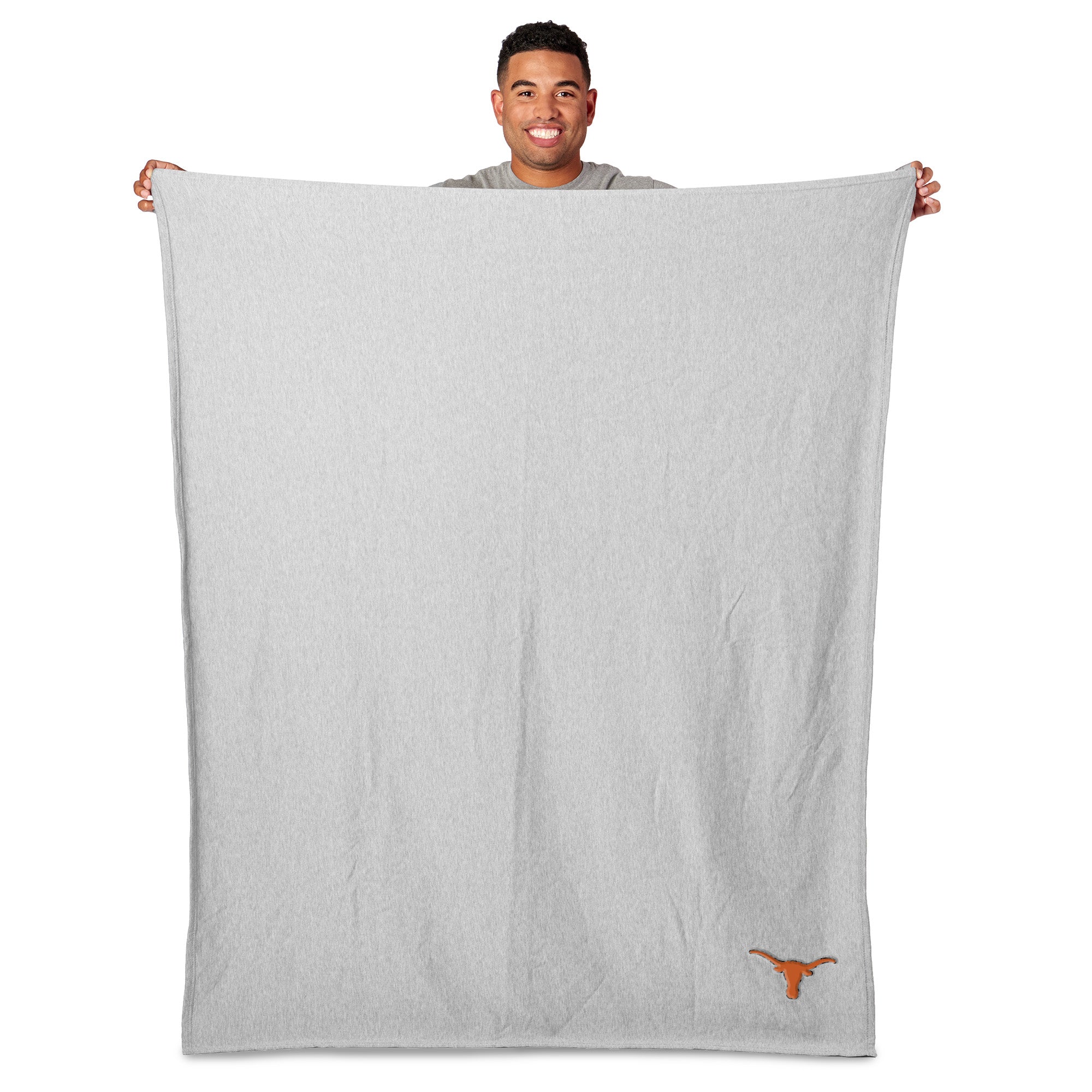 Texas Longhorns NCAA Logo Sweatshirt Throw Blanket 50x60 Inches