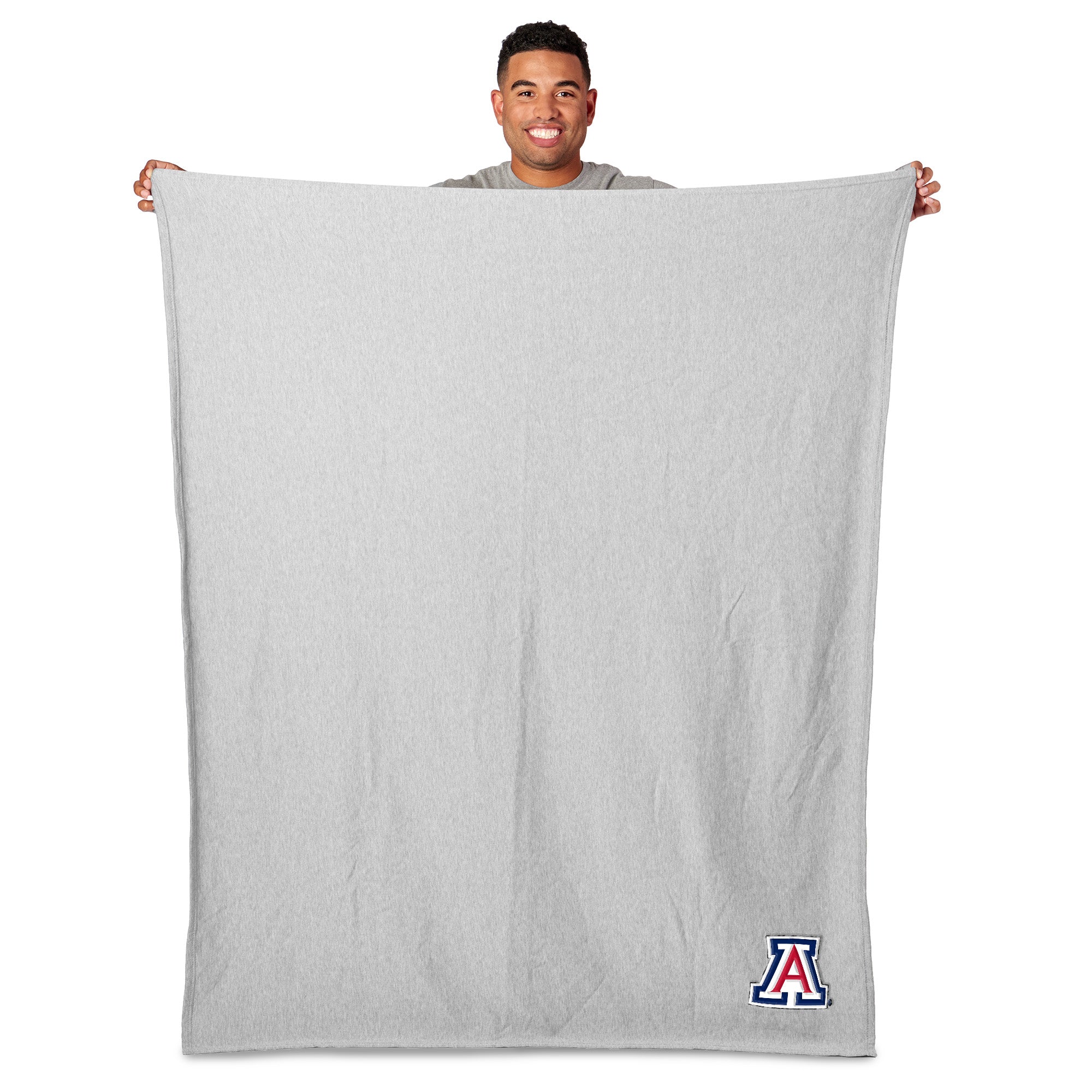 Arizona Wildcats NCAA Logo Sweatshirt Throw Blanket 50x60 Inches