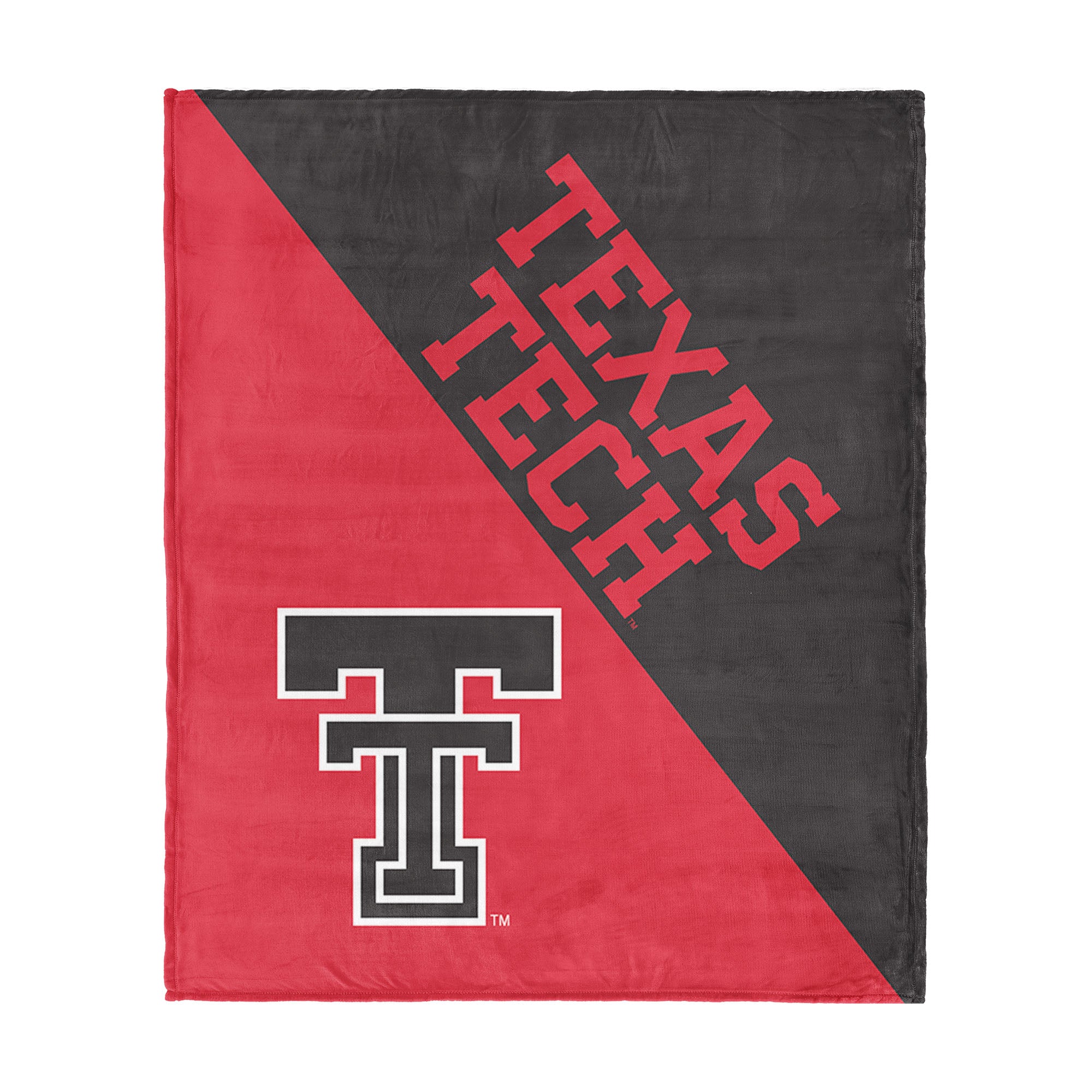 NCAA Texas Tech Red Raiders Halftone Silk Touch Throw Blanket 46x60 inches