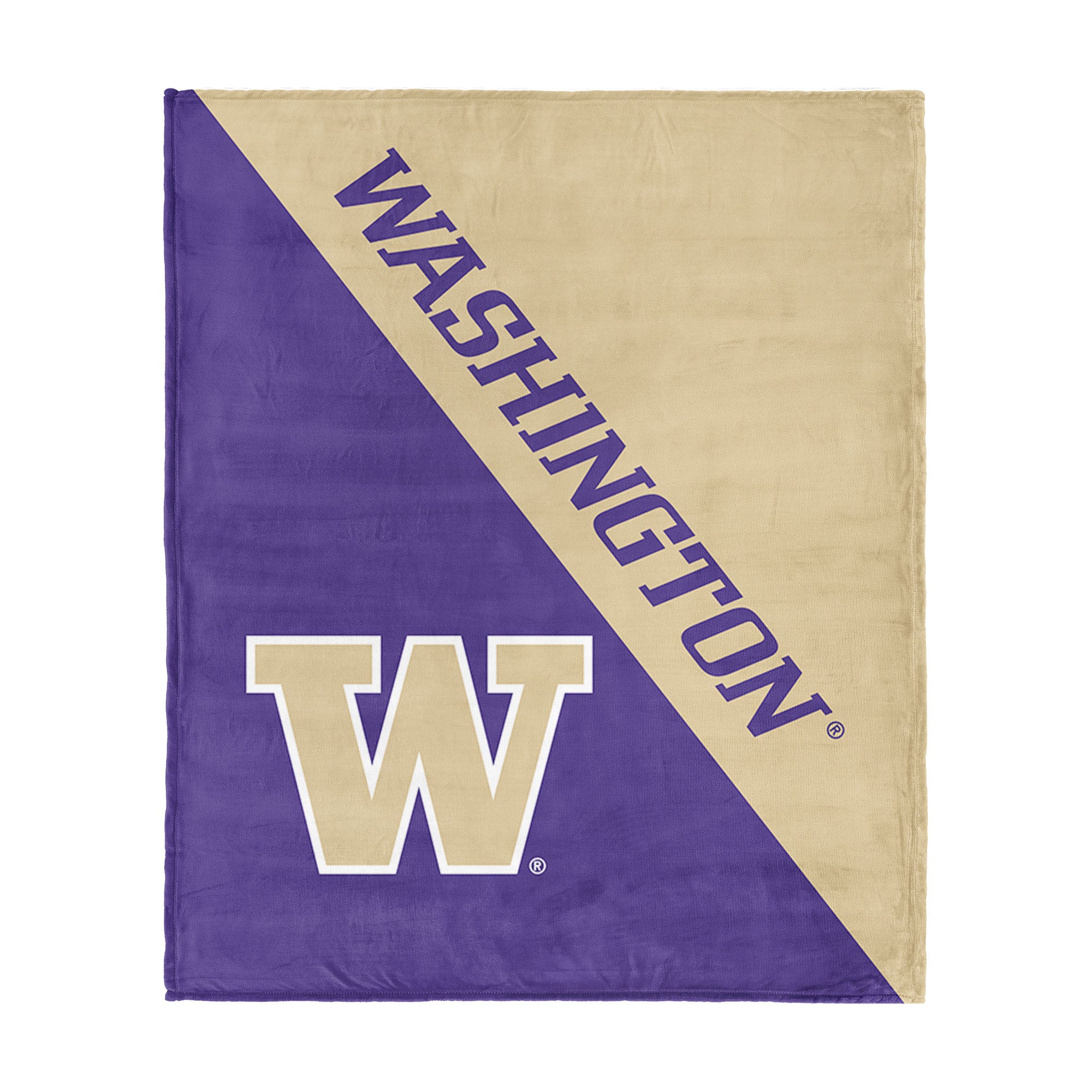 NCAA Washington Huskies Halftone Silk Touch Throw Blanket 46x60 inches