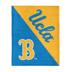NCAA UCLA Bruins Halftone Silk Touch Throw Blanket 46×60 inches