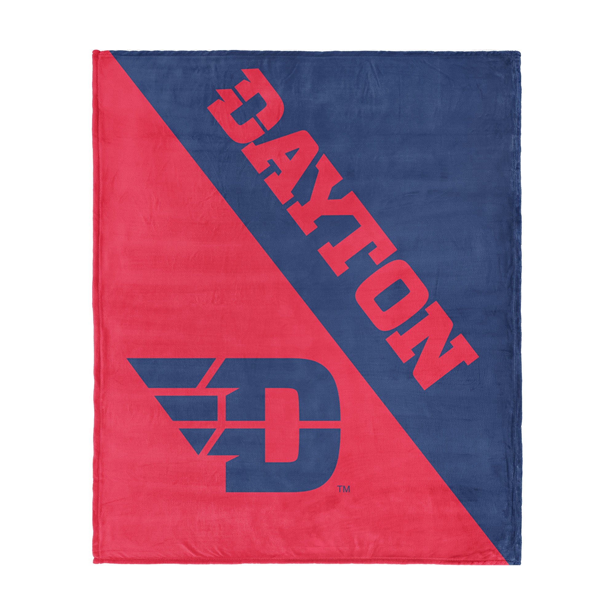 NCAA Dayton Flyers Halftone Silk Touch Throw Blanket 46x60 inches