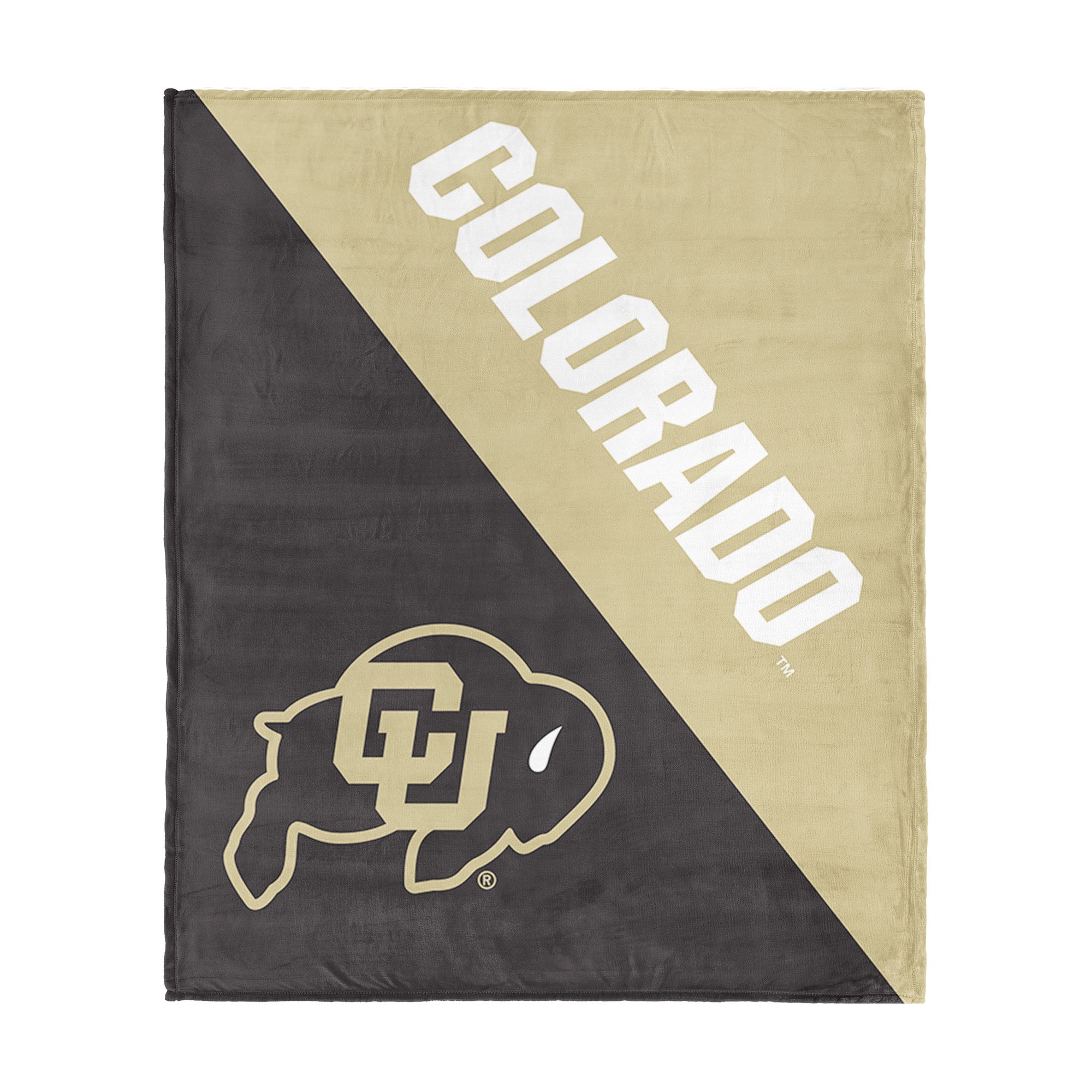 NCAA Colorado Buffaloes Halftone Silk Touch Throw Blanket 46x60 inches