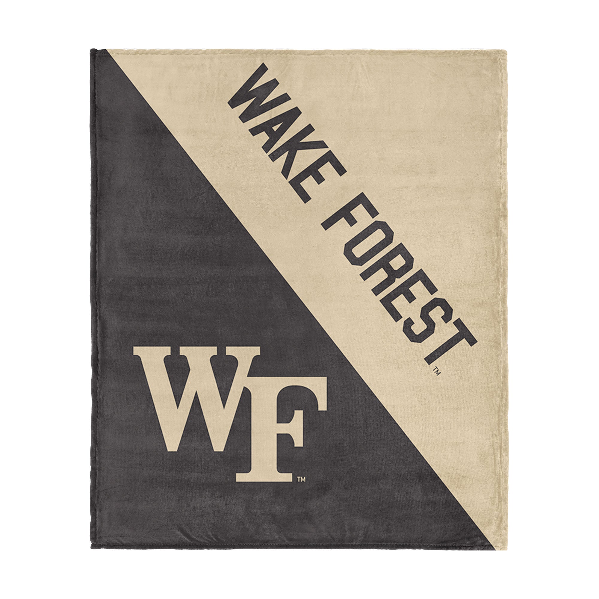 NCAA Wake Forest Demon Deacons Halftone Silk Touch Throw Blanket 46x60 inches