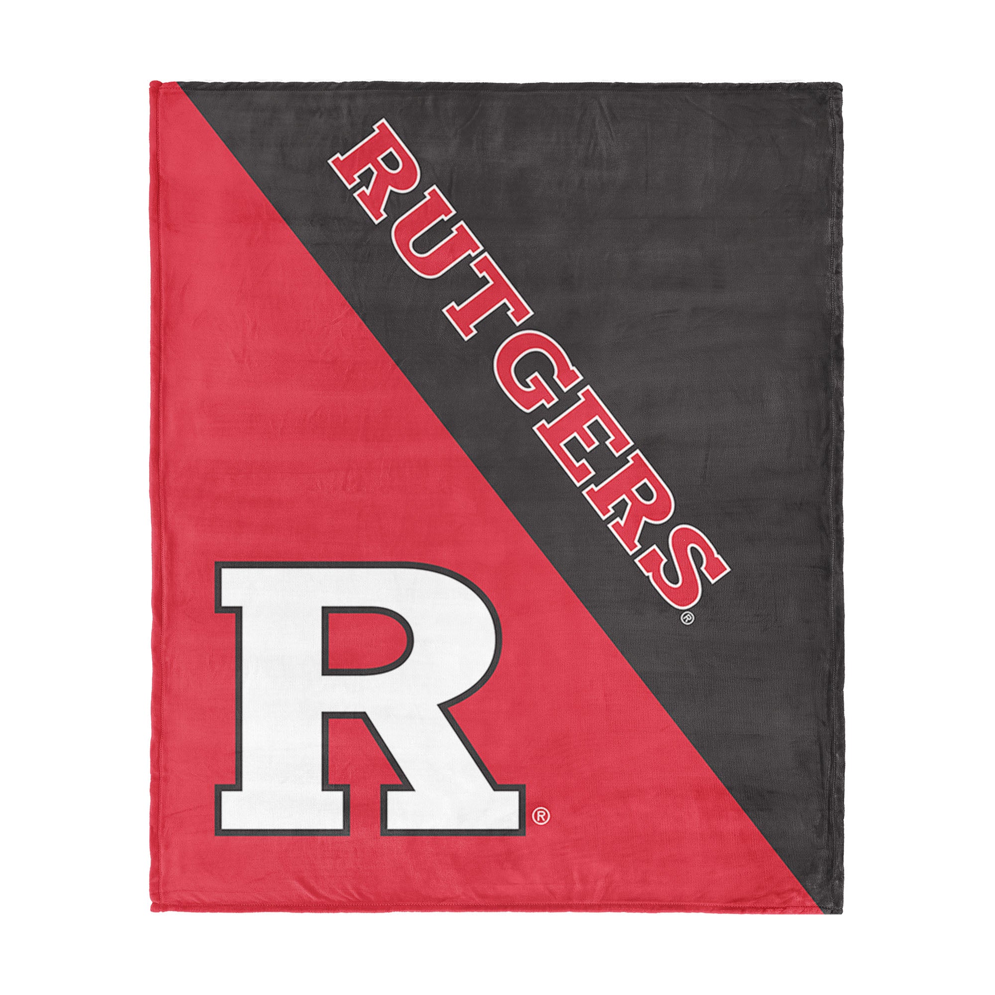 NCAA Rutgers Scarlett Knights Halftone Silk Touch Throw Blanket 46x60 inches