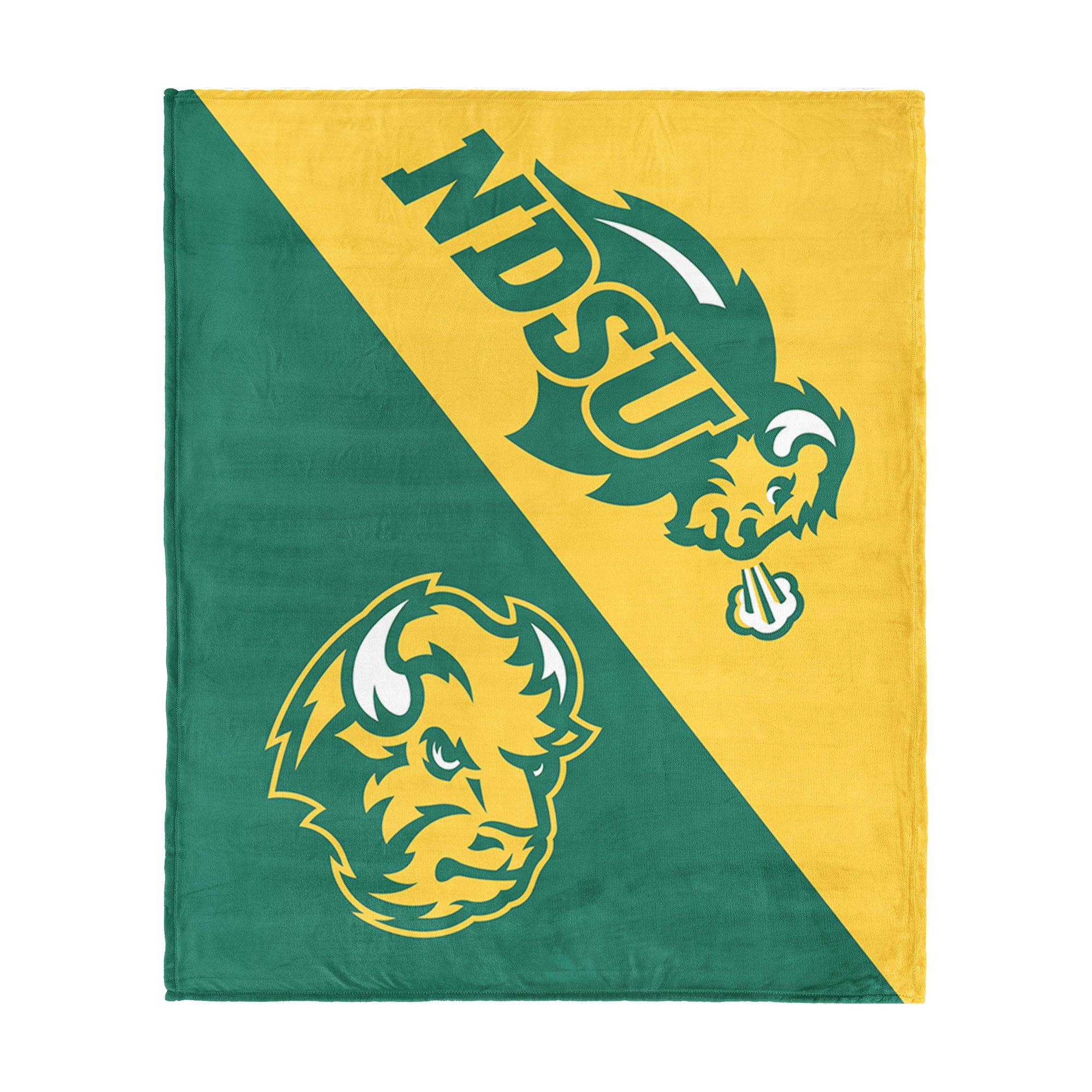 NCAA North Dakota State Bison Halftone Silk Touch Throw Blanket 46x60 inches