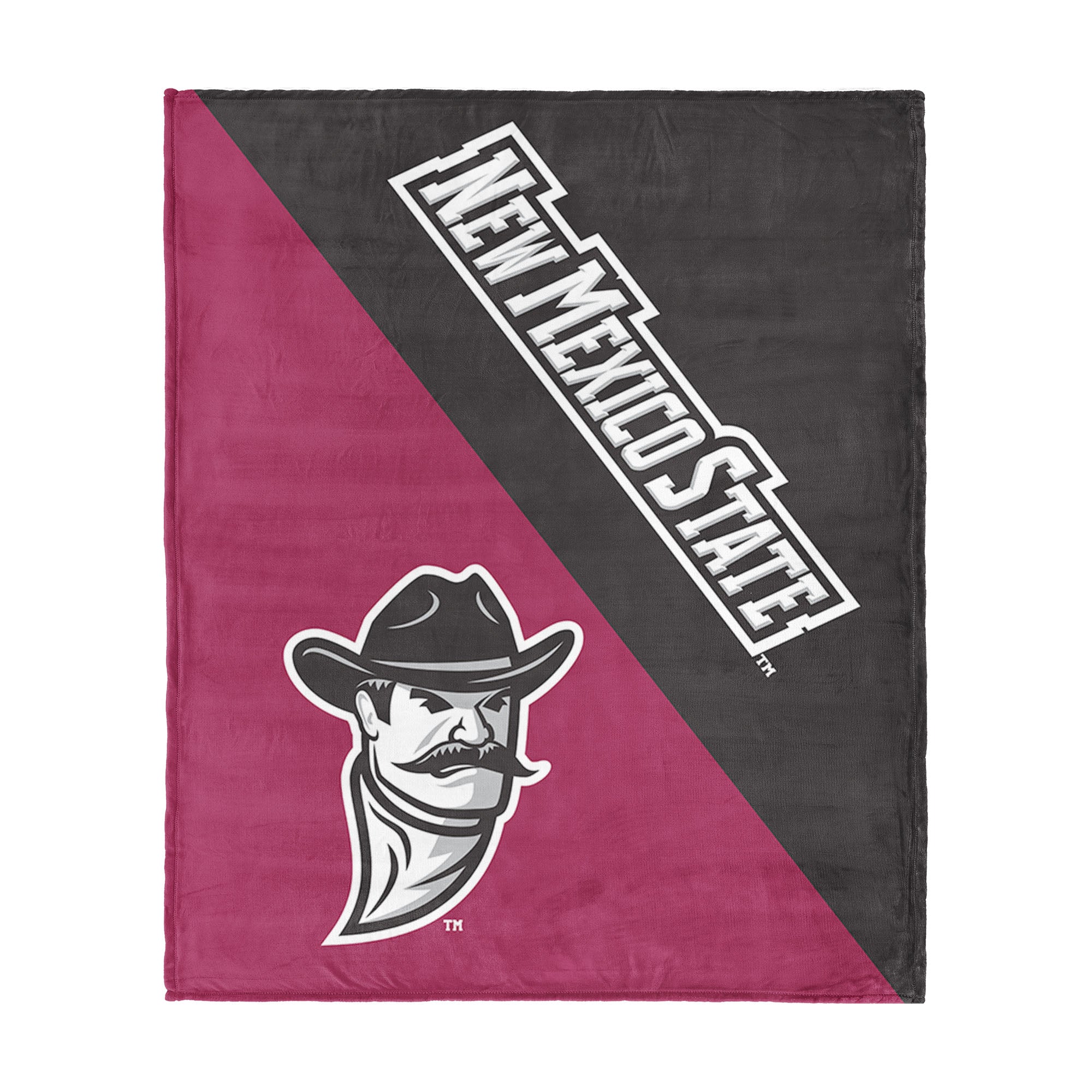 NCAA NN State Aggies Halftone Silk Touch Throw Blanket 46x60 inches