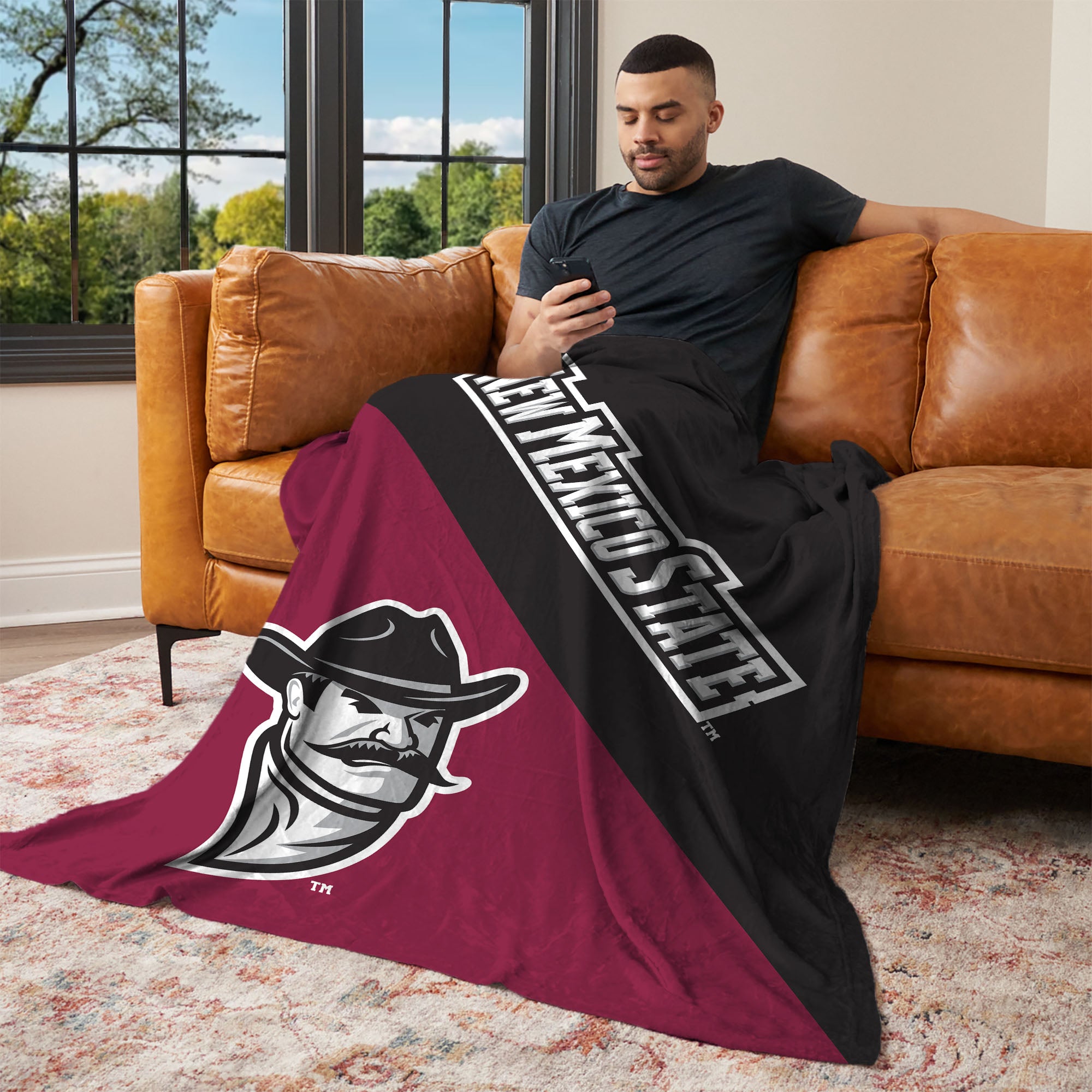 The Northwest NCAA NC State Aggies Throw Blanket - Thumbnail 4
