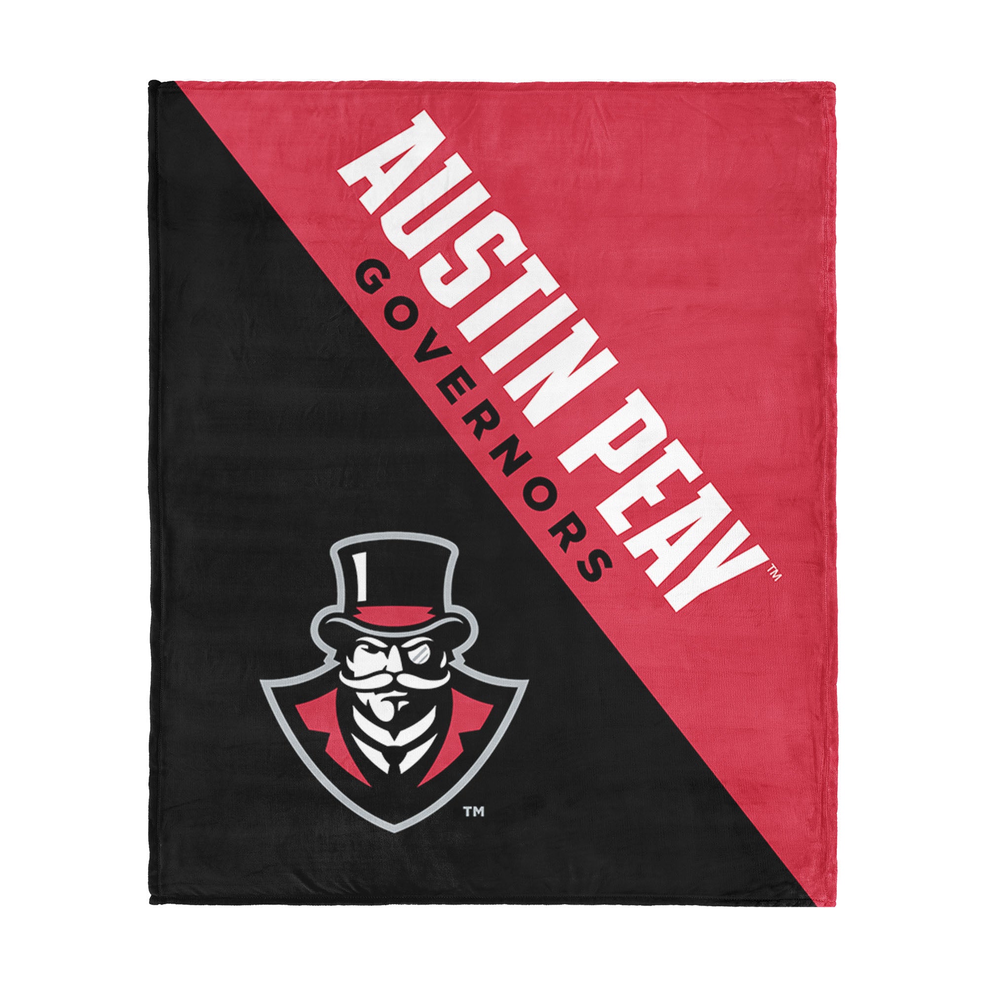 NCAA Austin Peay Governors Halftone Silk Touch Throw Blanket 46x60 inches
