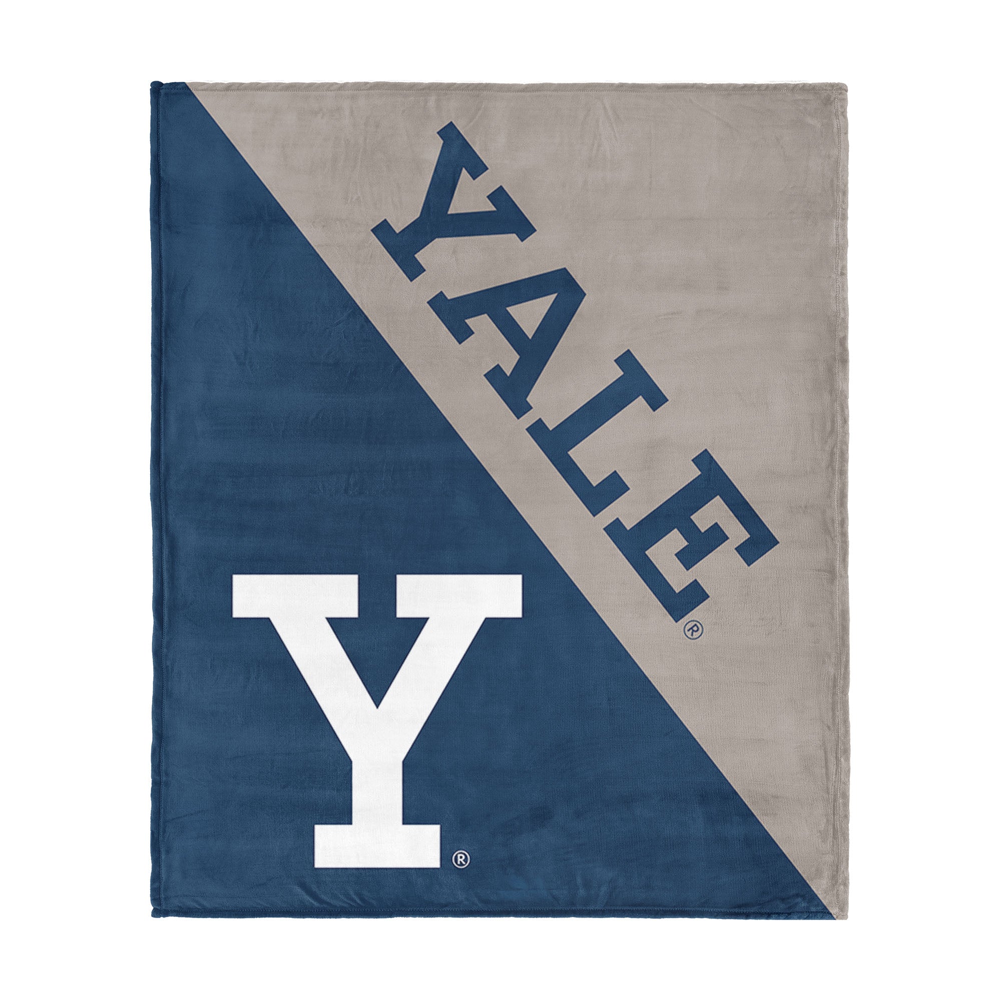 NCAA Yale Bulldogs Halftone Silk Touch Throw Blanket 46x60 inches