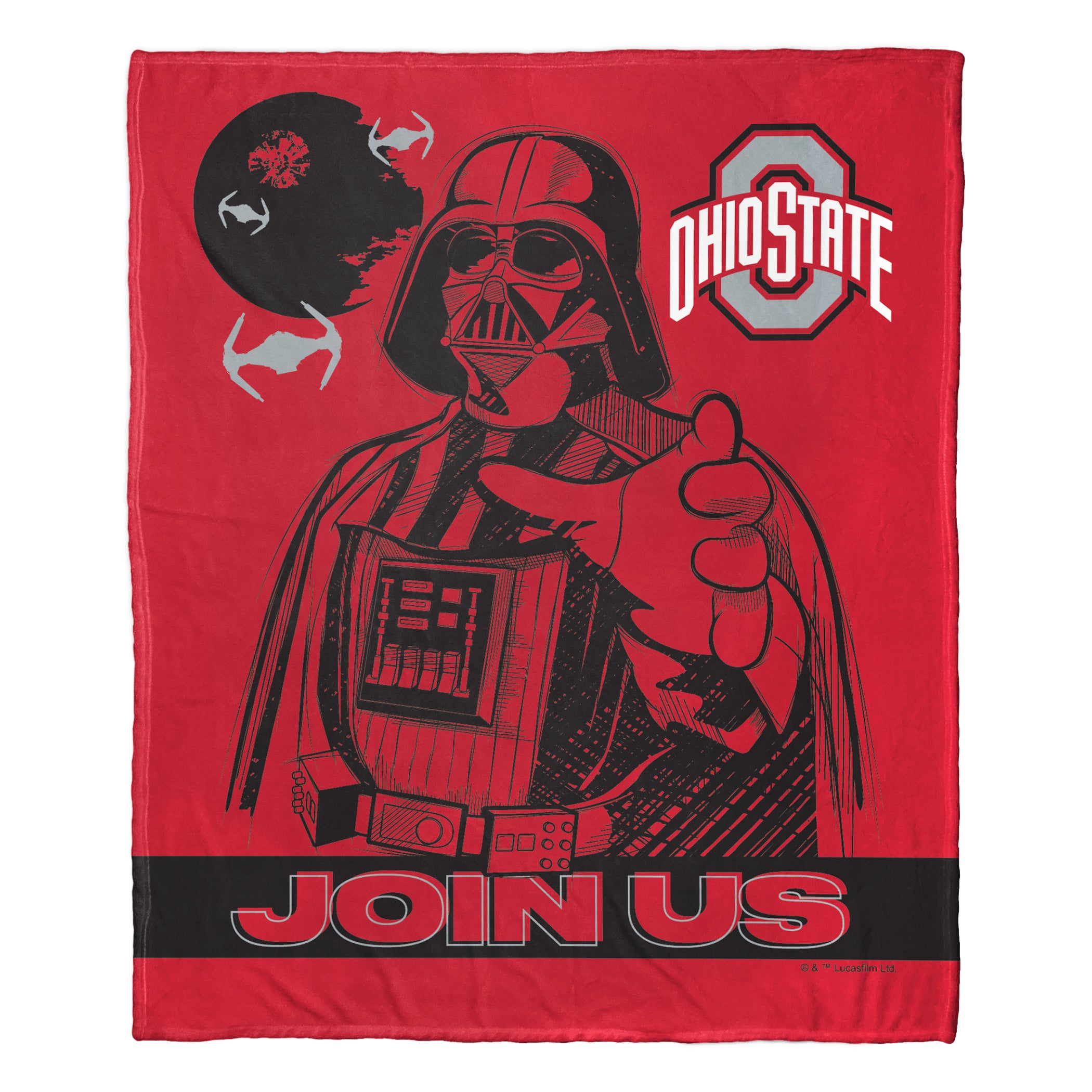 NCAA Star Wars Cobranding Influence Ohio State Buckeyes Silk Touch