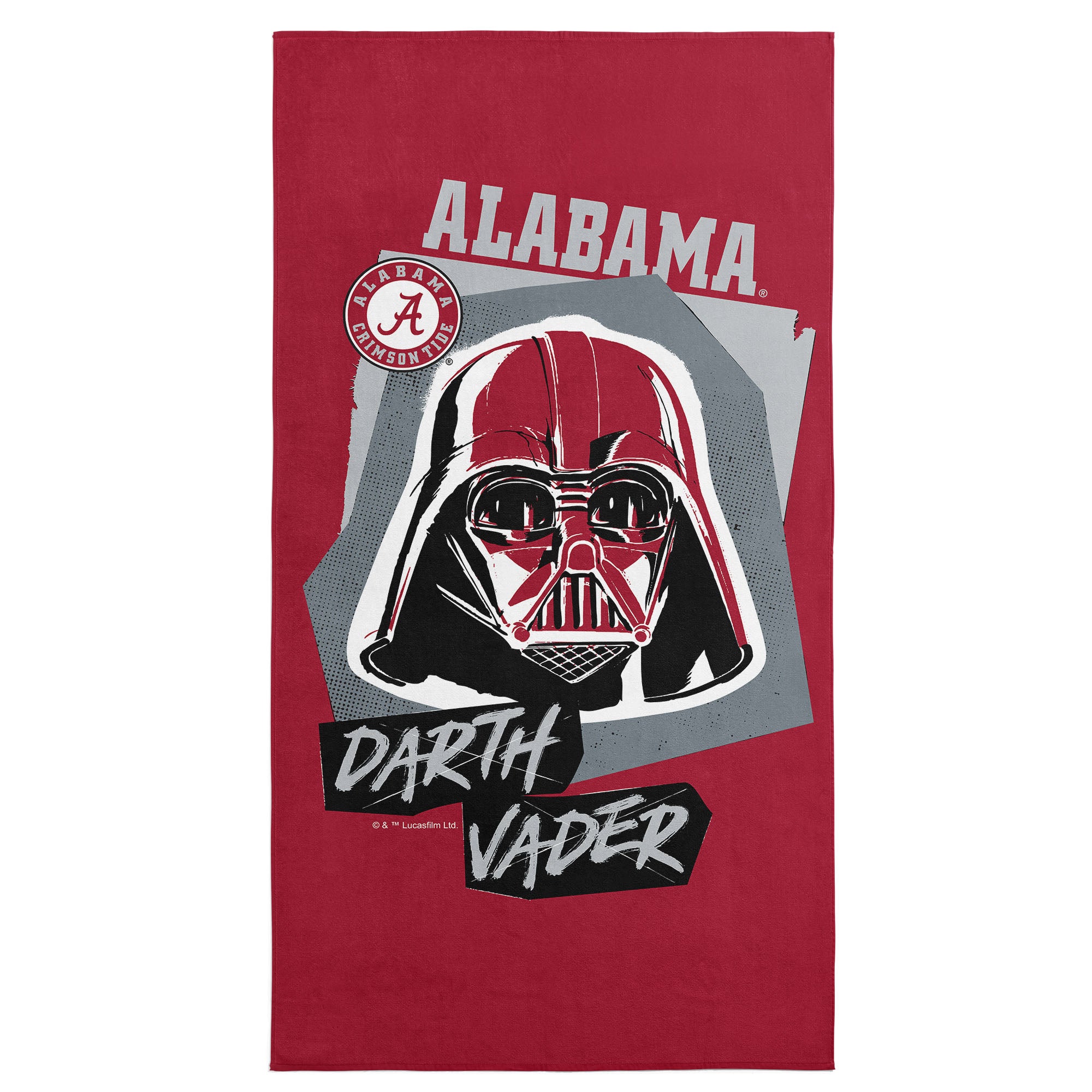 NCAA Alabama Darth Vader  Beach Towel 30 x 60 Inches