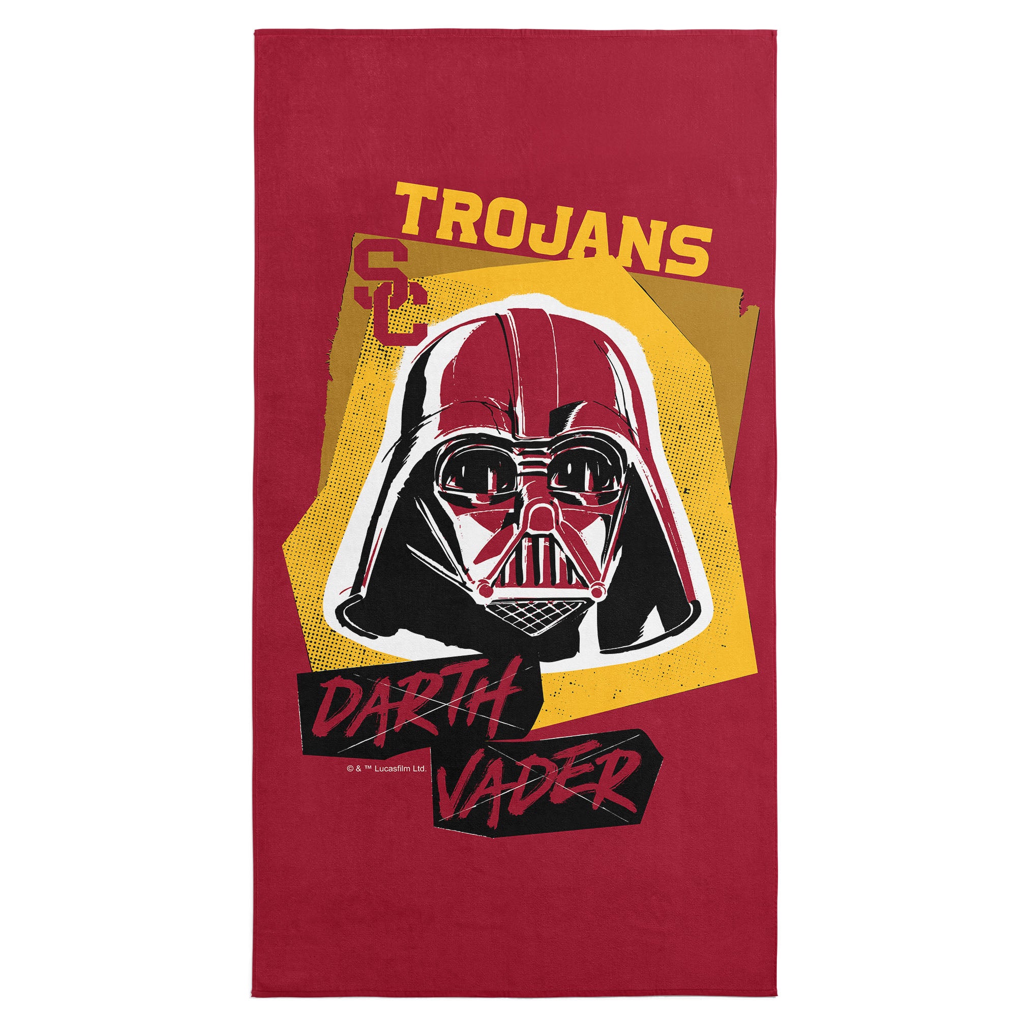 NCAA USC Darth Vader  Beach Towel 30 x 60 Inches