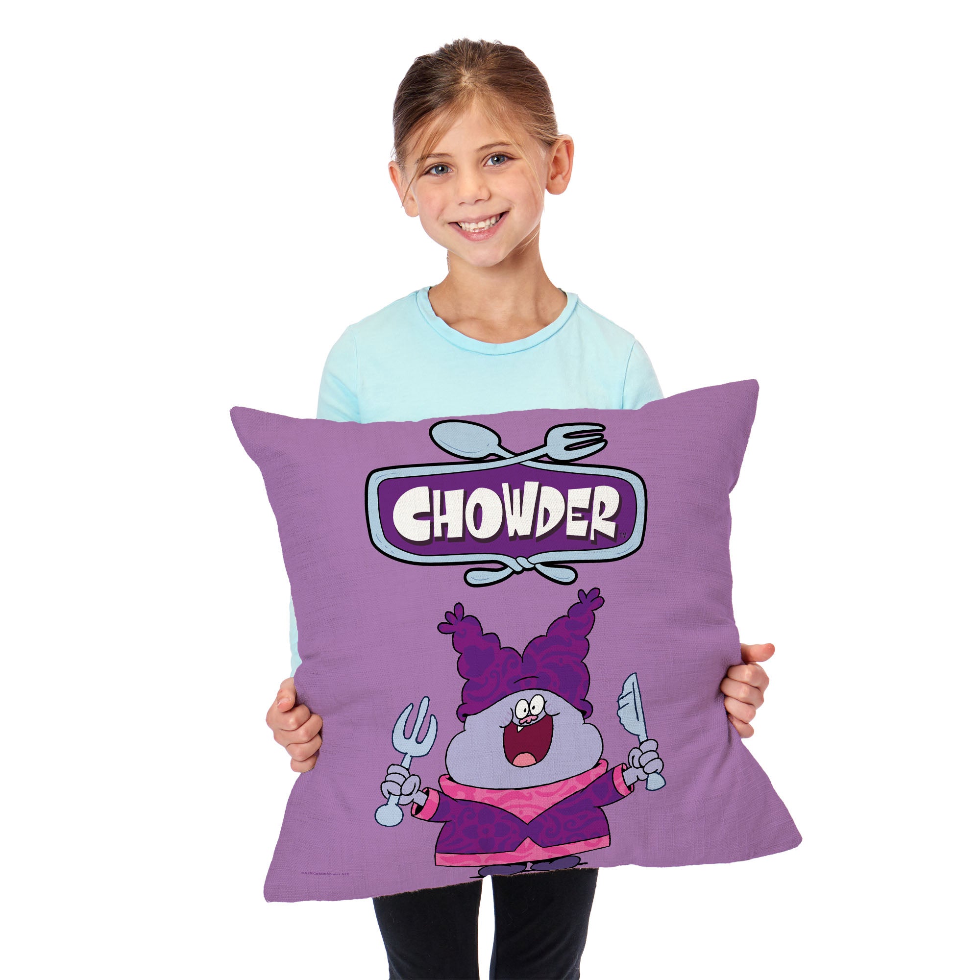 Cartoon Network Chowder Throw Pillow 18x18 inches