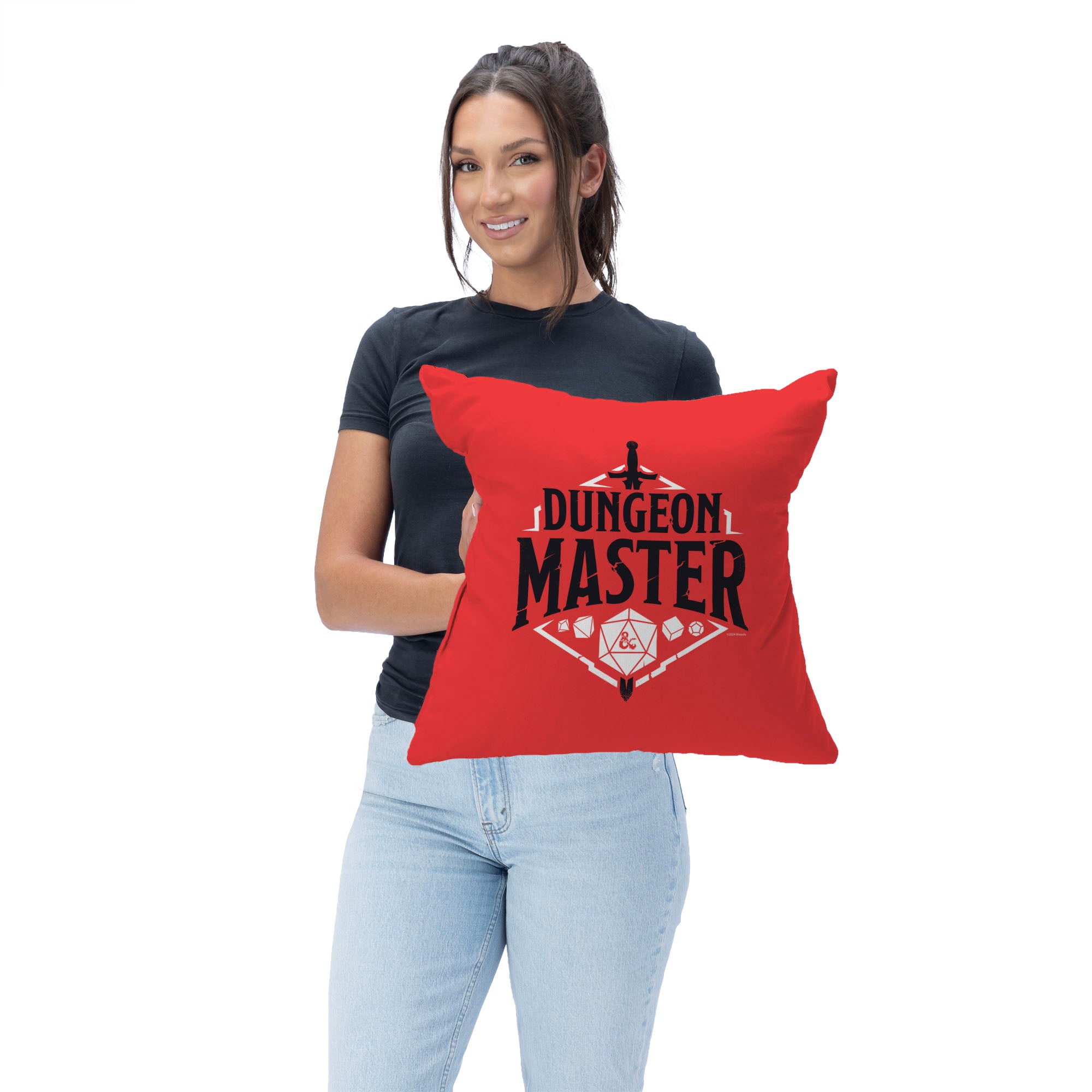 Hasbro Dungeons & Dragons Dungeon Master Throw Pillow 18X18 Inches