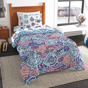 Dungeons & Dragons Monsters Stick Together 4 Piece Twin Bed in Bag Set